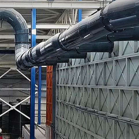 Galvanized plant installation | Dust Collector Filter Systems-6